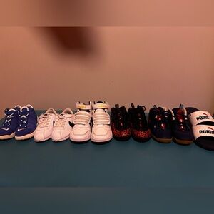 Nike adidas sneakers bundle for Kids White and Yellow High-Top Sneakers